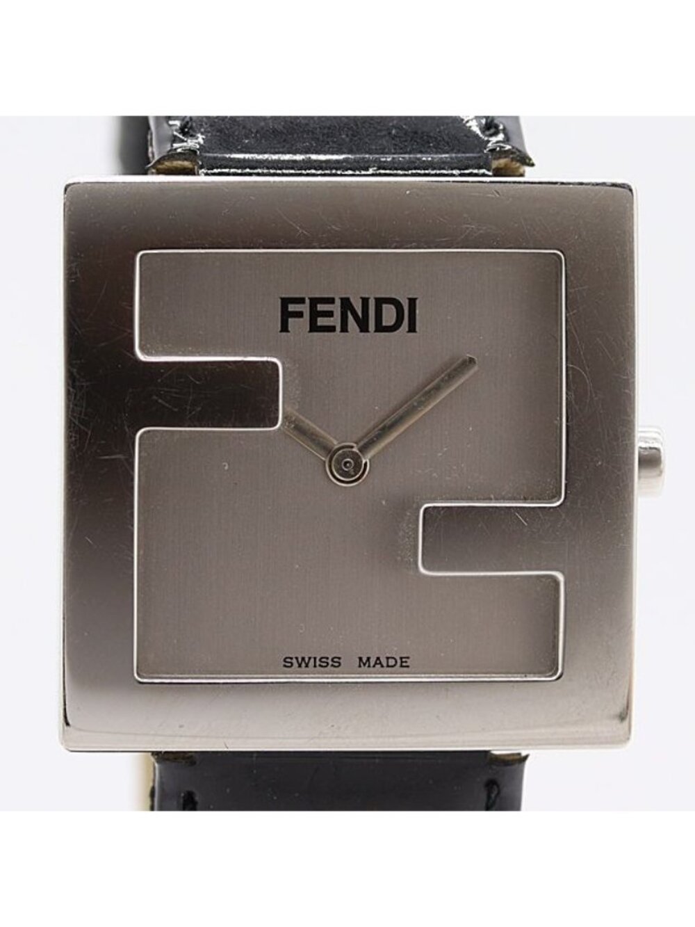 Fendi Square Silver Dial Watch